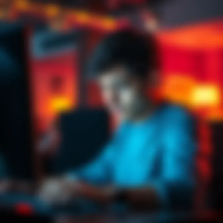 A person looking frustrated at their computer screen, indicating problems with swapping USDC on the Polygon chain.