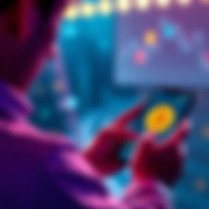 A person using a mobile device to swap Bitcoin for USDT on the Exodus platform, looking at transaction details
