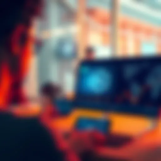 A person looking at their computer screen, showing a cryptocurrency wallet with HEX tokens during a transaction.