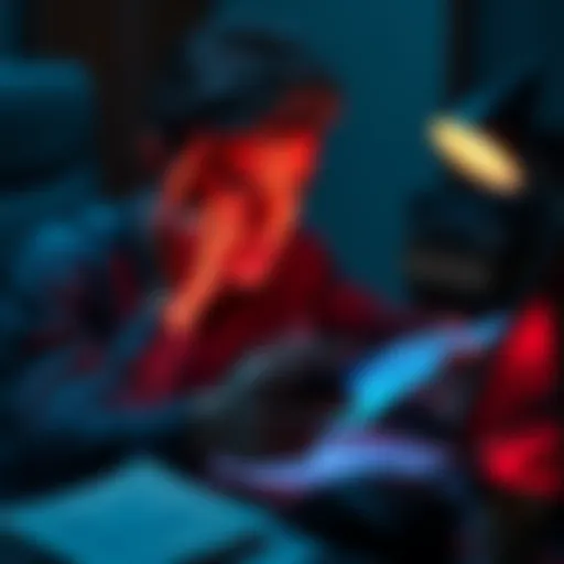 A person looking at their smartphone in frustration, showing a banking app with a stalled transaction status. They are seated at a desk with paperwork around them, suggesting urgency and concern over ...