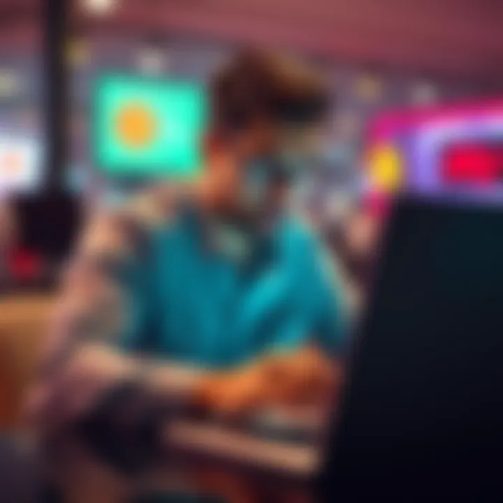 A person looking concerned while using a laptop, trying to resolve a deposit issue with a cryptocurrency account