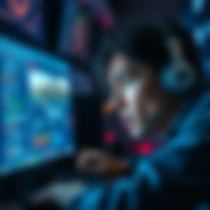 Person looking at a computer screen with a worried expression, showing issues with missing validators on Allnodes