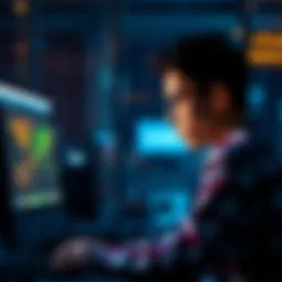 A concerned person looks at their computer, worried about losing money to a scam website that pretends to be Polymarket.