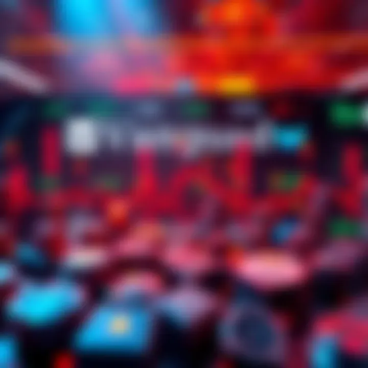 Vanguard's new platform for cryptocurrency ETFs, showcasing various digital assets and investment graphics.