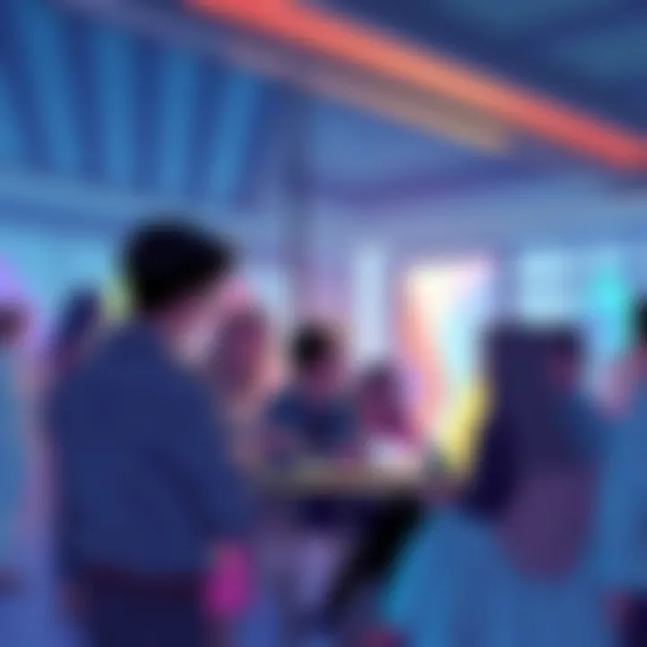 Participants engaging in a lively discussion about VeChain updates and insights.