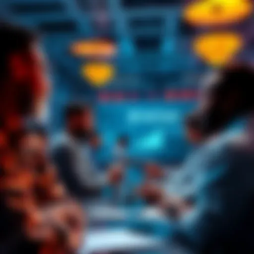 Community members discussing VeChain blockchain updates and upgrades in an online forum setting