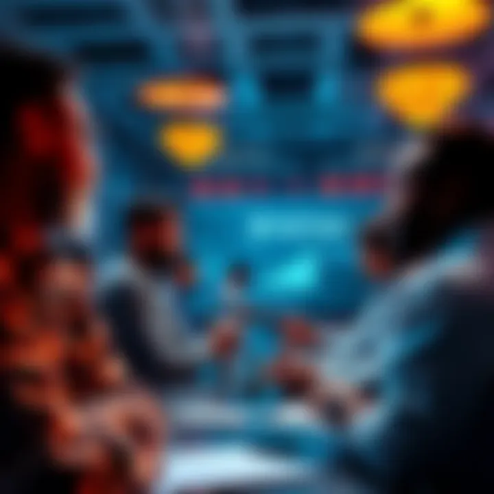 Community members discussing VeChain blockchain updates and upgrades in an online forum setting