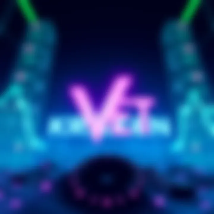 VeChain VET cryptocurrency logo with Kraken exchange logo in the background