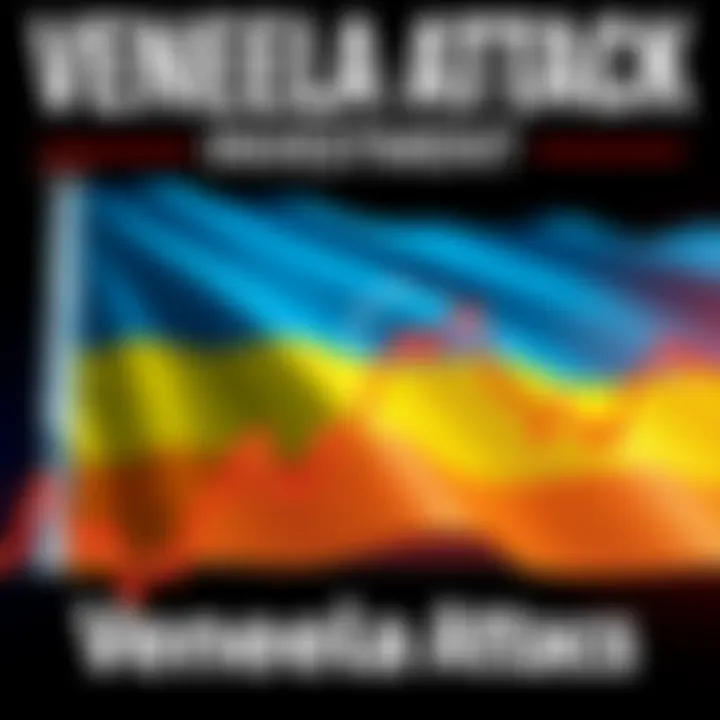 A graphic showing a rising stock market graph with Venezuela's flag in the background, depicting a significant profit from investment during a crisis.