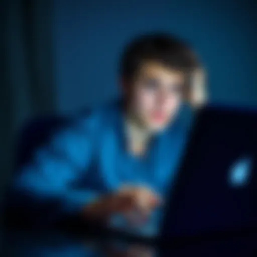 A person looks worried while reading an unexpected verification email from Uphold on their laptop, showing concern about identity theft.