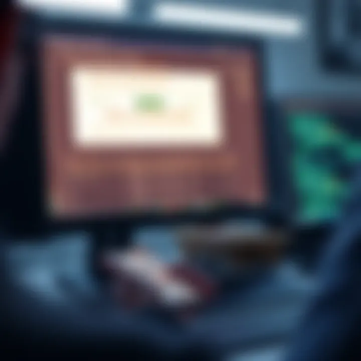 A person checking a hardware wallet's seed phrase on a computer screen while holding a mobile device