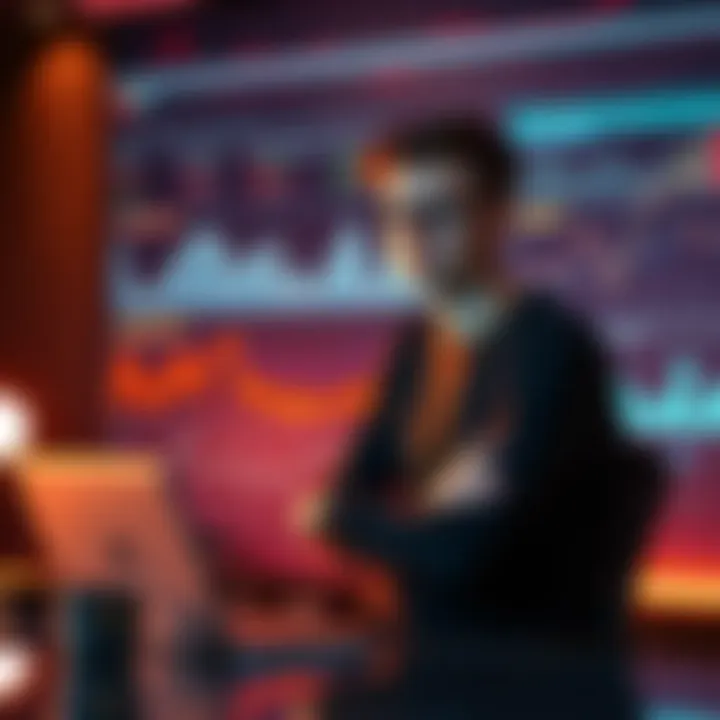 Vitalik Buterin sitting at a desk with a laptop, contemplating the future of Layer 2 solutions for Ethereum, with charts and graphics in the background.