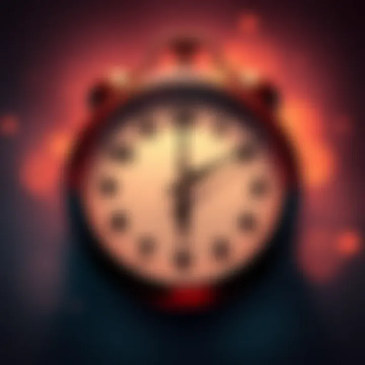 A clock symbolizing a long wait A clock with hands pointing towards four years, representing the anticipation of unstaking 90k