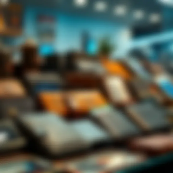 A collection of traditional and digital wallets showcasing the trend in personal finance for 2026.