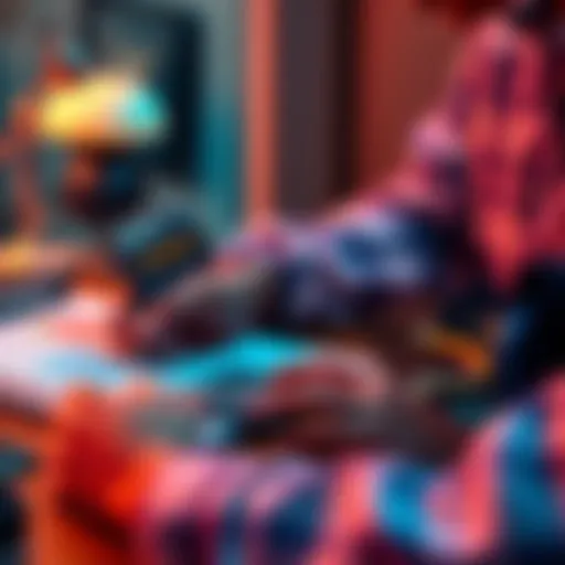 A person reviewing their budget with a calculator and notepad, planning for weekend expenses.