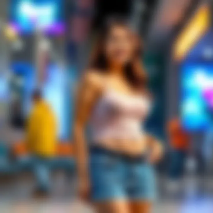 Weight Loss Journey with Reta A 25-year-old stands confidently smiling after losing weight, showing off their transformation in a casual outfit.