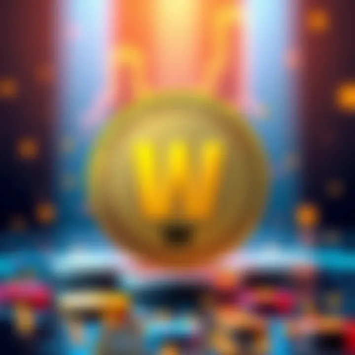 Western Union USDPT Stablecoin Launch Illustration of Western Union's USDPT stablecoin on the Solana blockchain with a digital currency theme