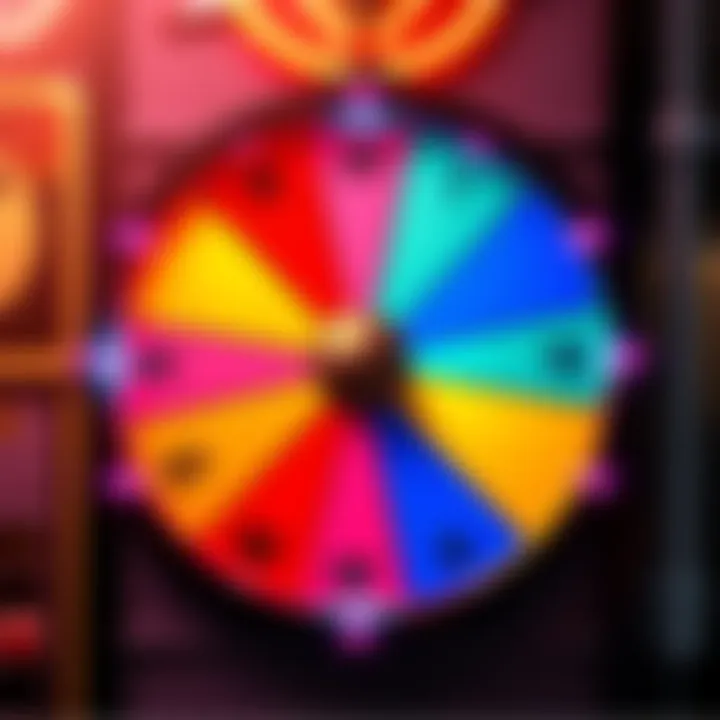 A colorful wheel showing options to turn off bid tokens, highlighting the user's ability to earn AB without unwanted tokens.