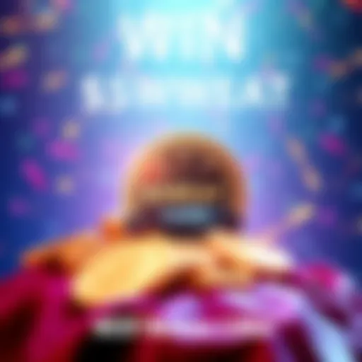 Graphic showing $SWEAT tokens and a premium membership badge with a celebratory background