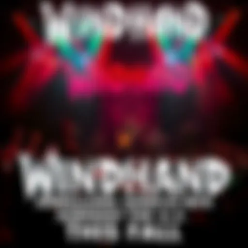 Band Windhand performing live on stage with bright lights and excited crowd
