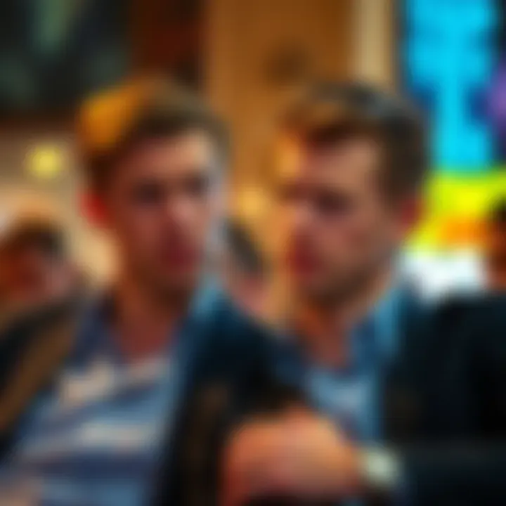 Winklevoss Twins The Winklevoss twins looking thoughtful and concerned, reflecting on the drop in social media engagement about zec