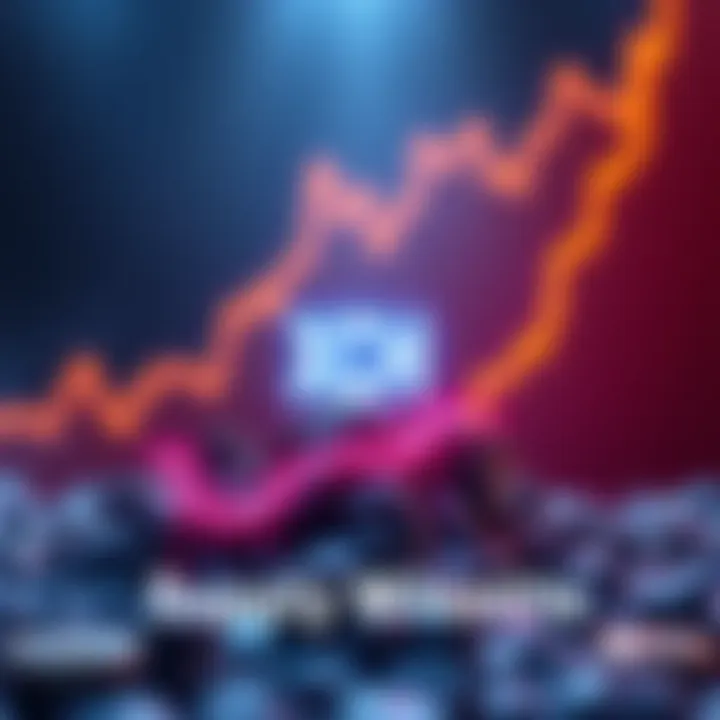 A graphic showing the increase in XCH's circulating supply surpassing the prefarm amount with a rising chart background.