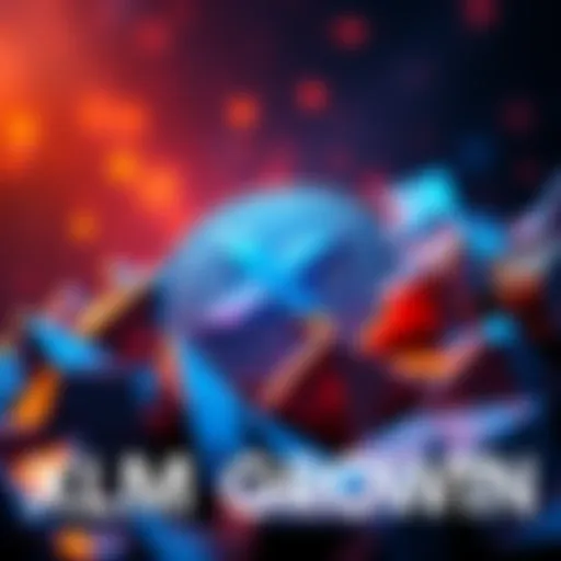 A graphic representation of XLM cryptocurrency with upward arrows indicating growth, showcasing its low transaction costs and real-world utility.