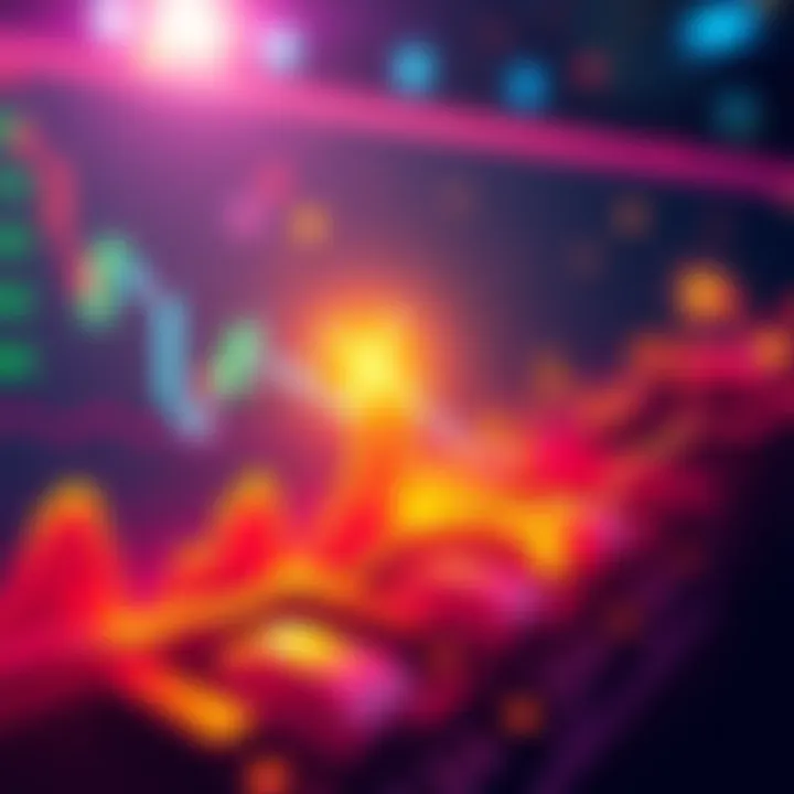 Graph showing a decline in XRP and Solana prices, illustrating market volatility