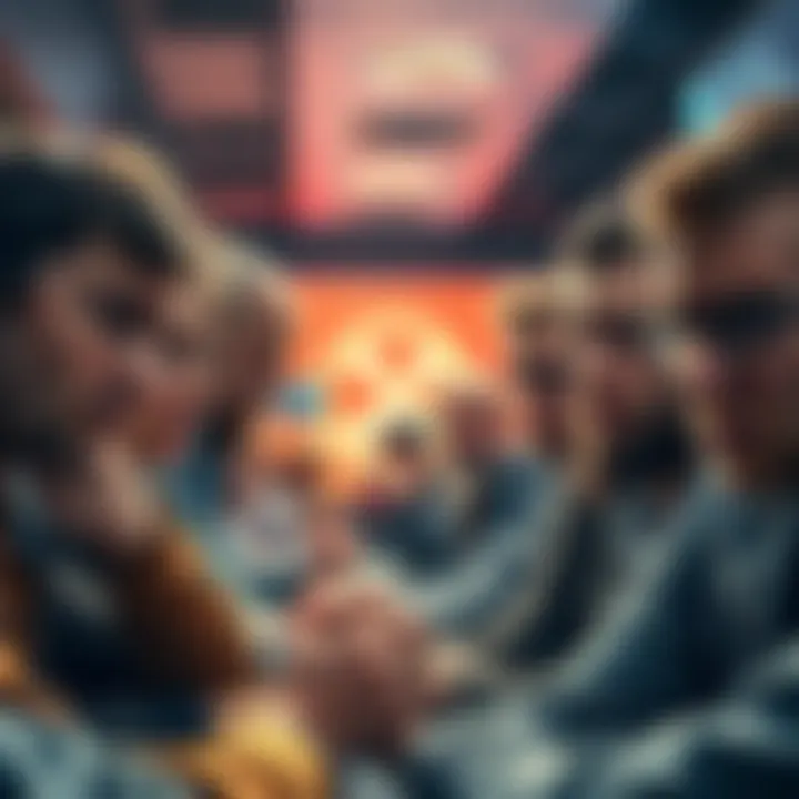 Members of the XRP community showing signs of frustration and disappointment at a meet-up, with faces expressing emotion and XRP logos visible in the background.