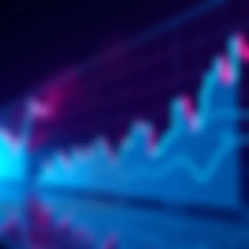 A visual representation of XRP price movements with fluctuating trends and key support levels displayed.