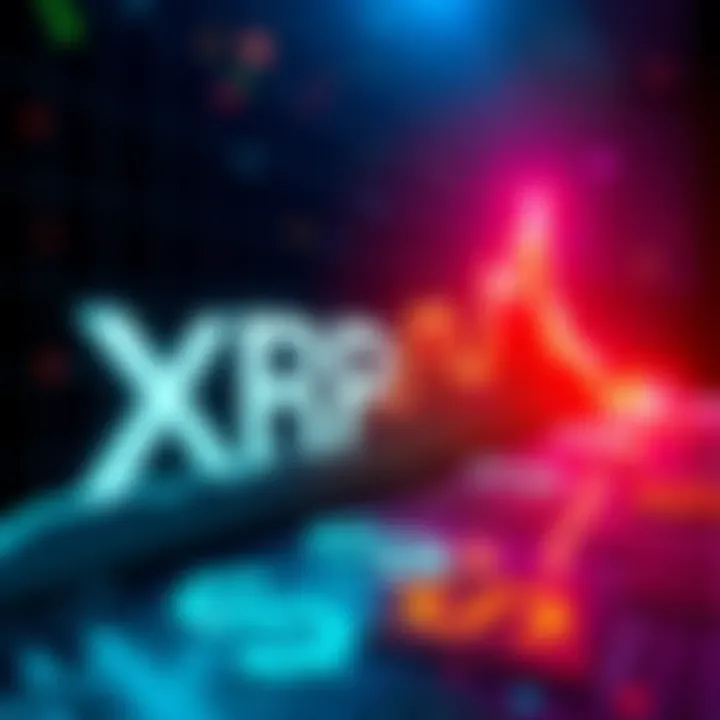 XRP Price Spike A graphic showing a dramatic spike in the XRP price with an upward trend line and dollar signs.