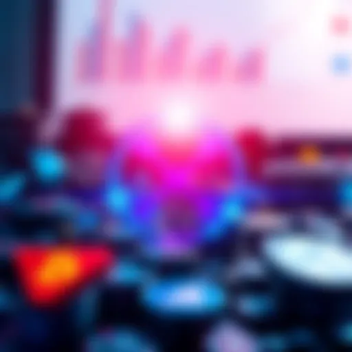 XRP logo surrounded by financial symbols representing investment growth and cross-border transactions