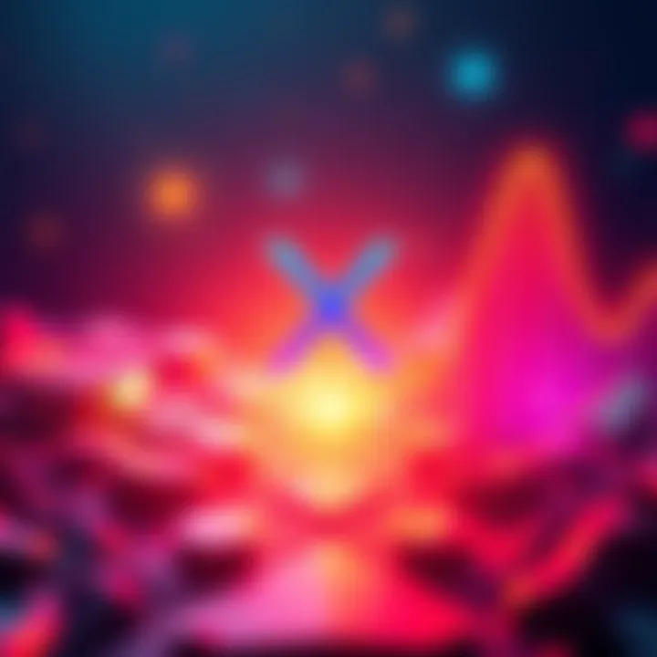 XRP Cryptocurrency with Growth Chart Graphic showing XRP logo with an upward growth chart, symbolizing potential growth in the cryptocurrency market.