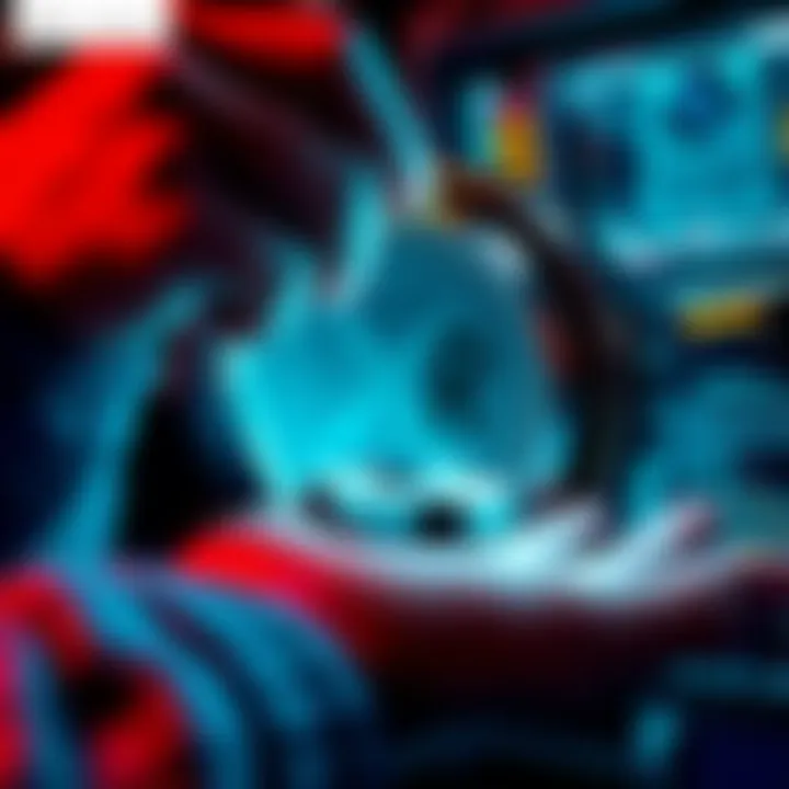 A person securing XRP cryptocurrency in a cold wallet, emphasizing safe storage practices for long-term investment