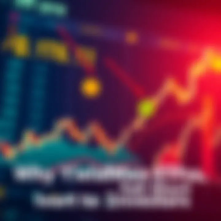 A financial chart showing declines in YieldMax ETF performance with symbols of dividends and options strategies, representing investor concerns.