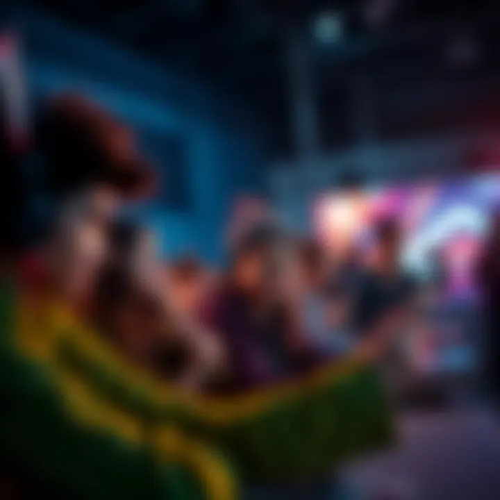 A diverse group of beginners engaged in a competition, showcasing teamwork and determination