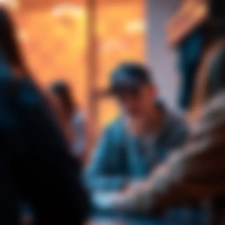 Young person discussing XRP beliefs A young individual sharing thoughts on why they believe in XRP cryptocurrency at a casual gathering