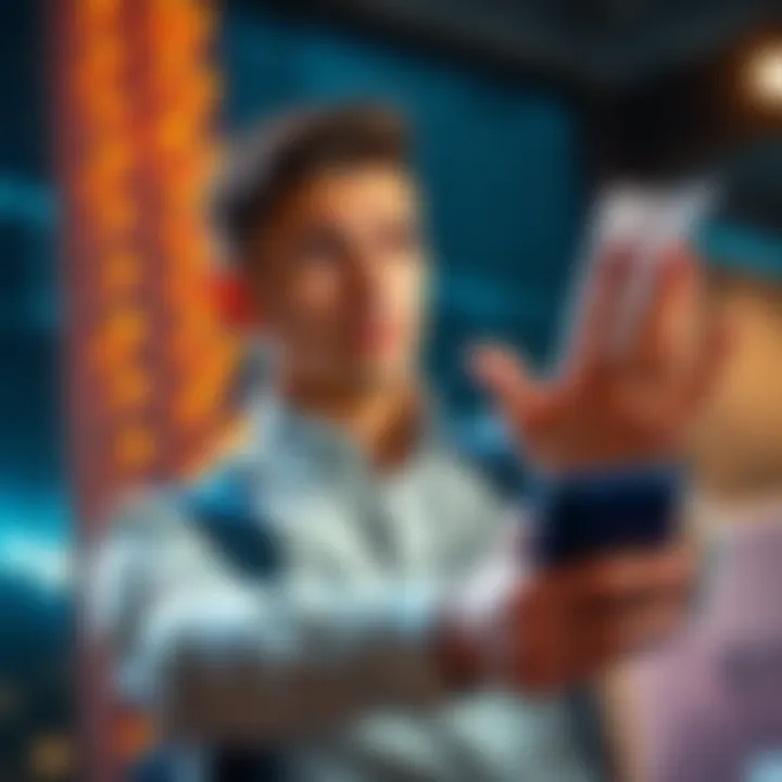 A determined young professional preparing to contact a CEO, showcasing ambition and focus