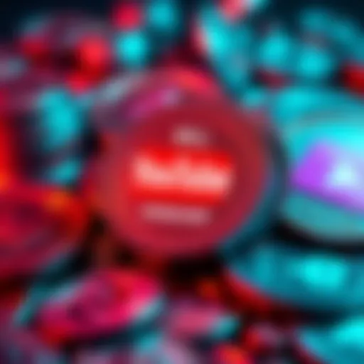 A visual representation of coins labeled with YouTube channel membership, illustrating claims of earning money.