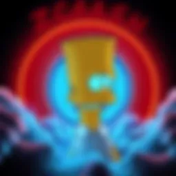 Zcash logo featuring a cartoonish Bart Simpson with a mischievous grin, symbolizing unexpected changes in the market