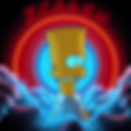 Zcash logo featuring a cartoonish Bart Simpson with a mischievous grin, symbolizing unexpected changes in the market