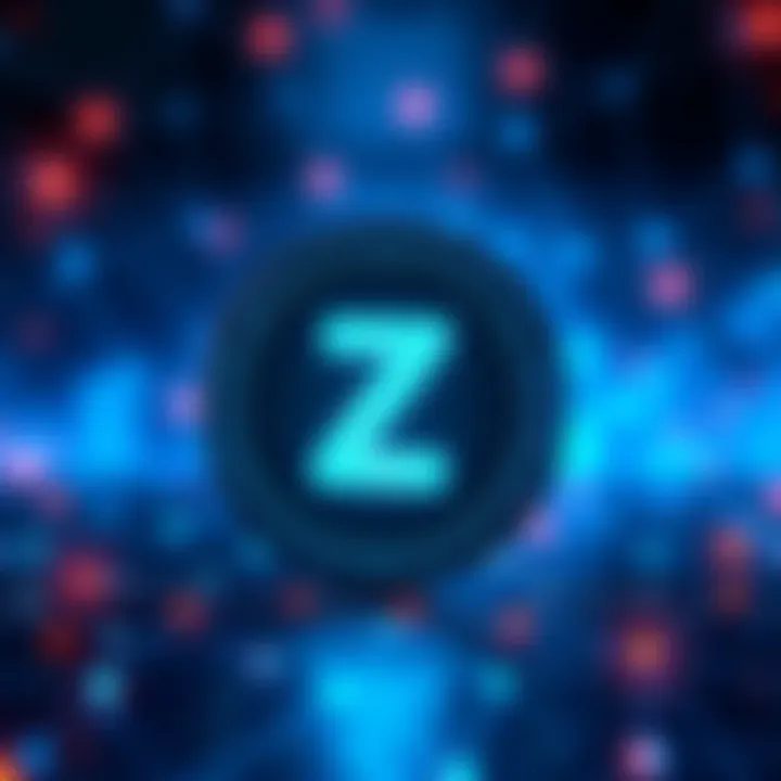 ZCASH Hardfork Announcement Graphic showing the ZCASH logo with a digital network background, symbolizing the hardfork update