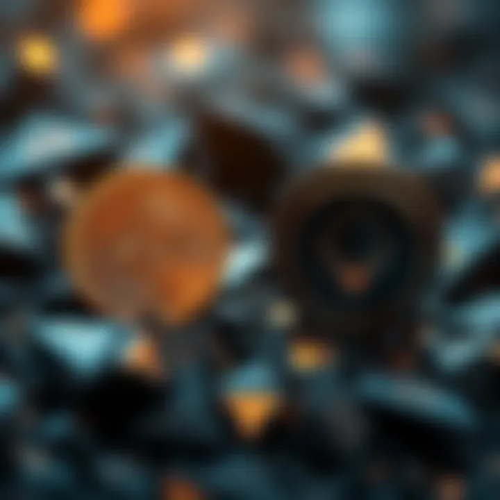 A visual representation comparing Zcash and Monero, showing their logos and highlighting key features like privacy and security.